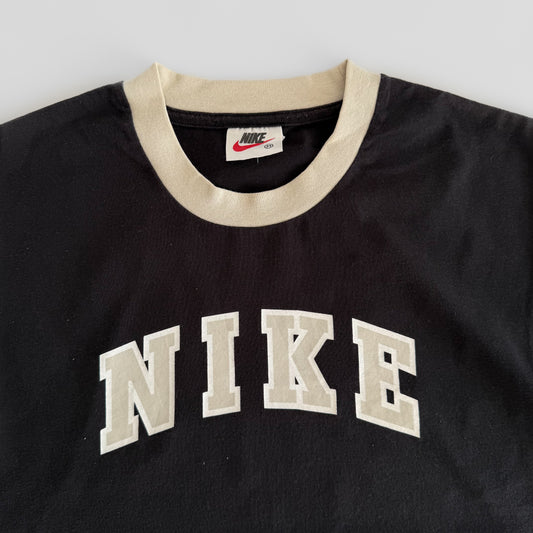 90s Nike Ringer Spell Out T-Shirt - Large