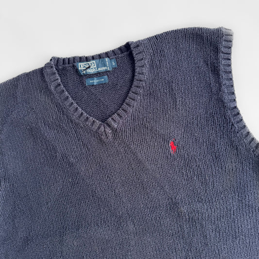Ralph Lauren Heavy Knit Vest - Large