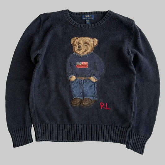 Ralph Lauren Bear Knit - Small