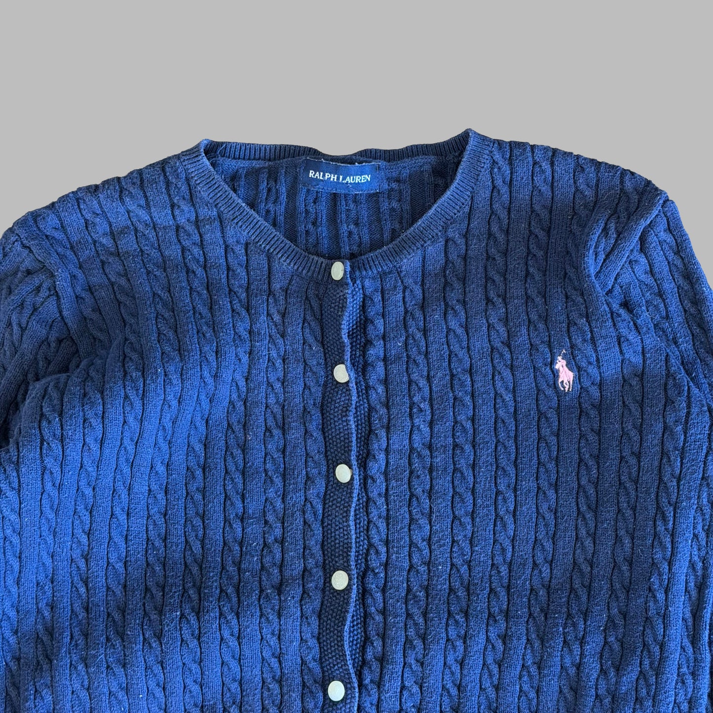 Ralph Lauren Cable Knit Cardigan - Medium