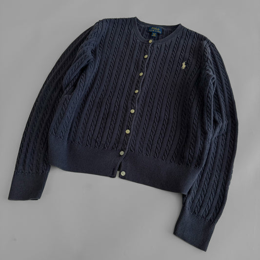 Ralph Lauren Cable Knit Cardigan - Small