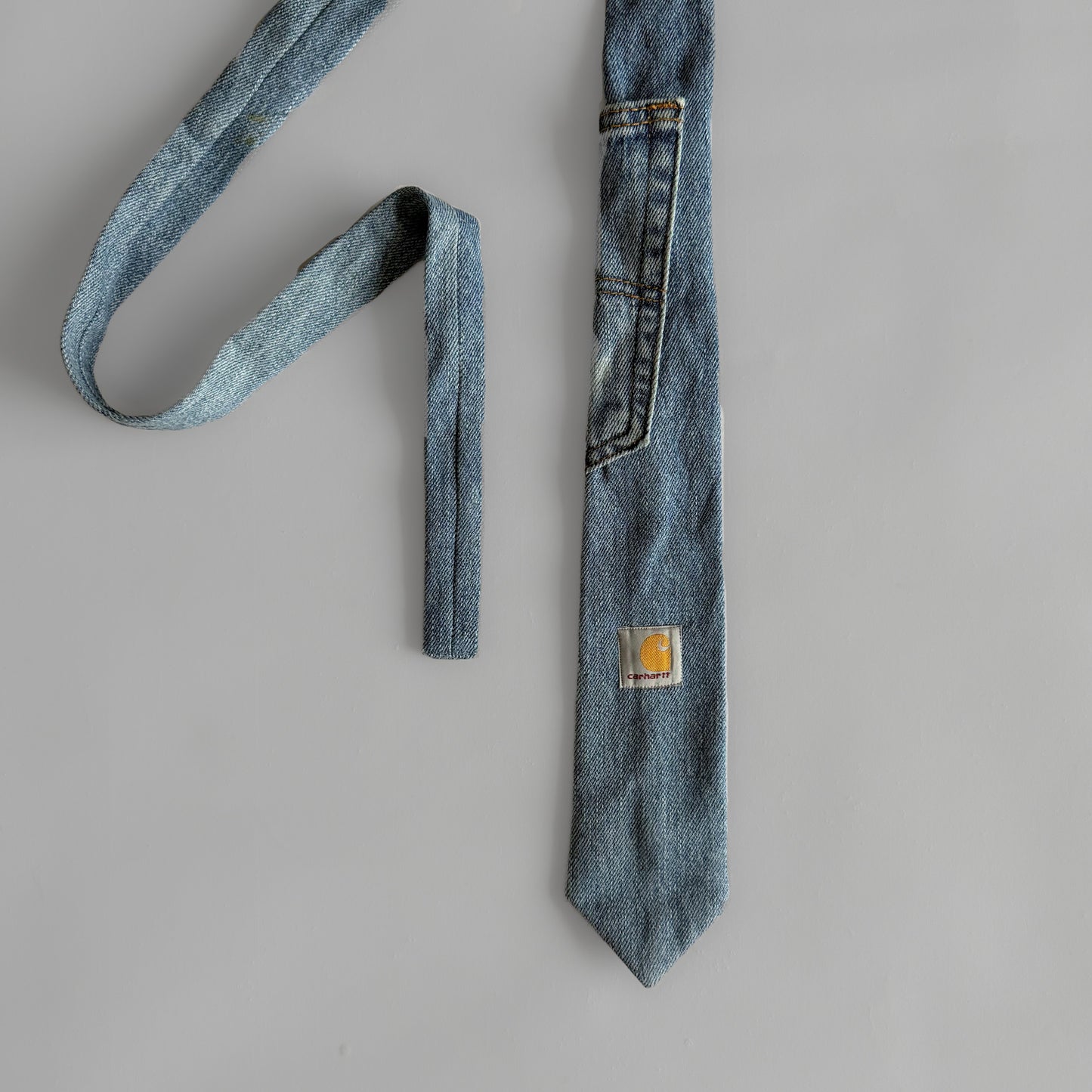 Reworked Carhartt Tie - Denim