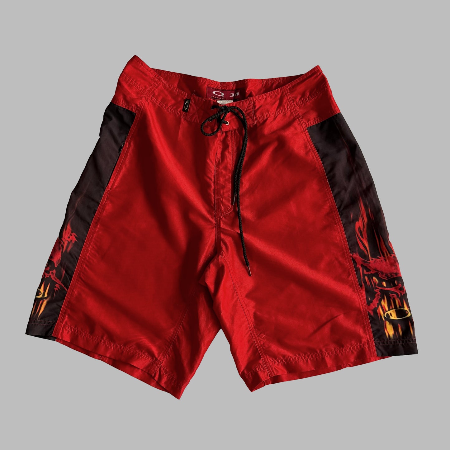 Y2K Oakley Flame Board Shorts - 34"