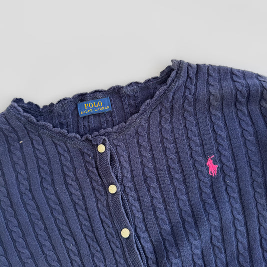 Ralph Lauren Cable Knit Cardigan - Large