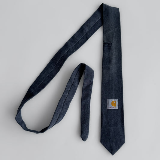 Reworked Carhartt Tie - Navy