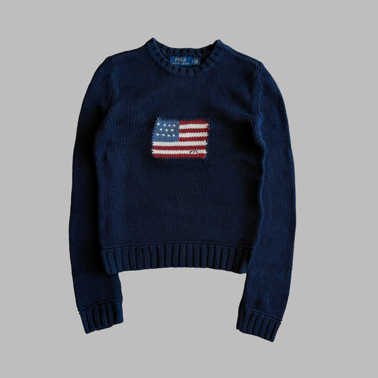 Ralph Lauren Polo Jeans Co Flag Heavy Knit - S