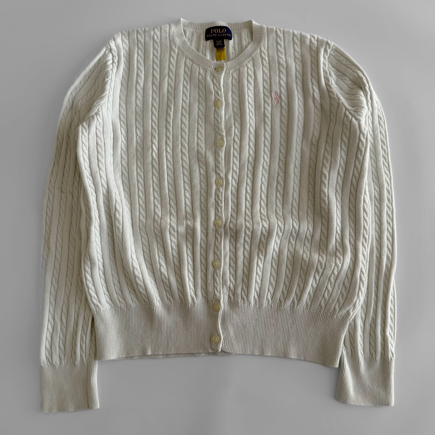 Ralph Lauren Cable Knit Cardigan - Medium