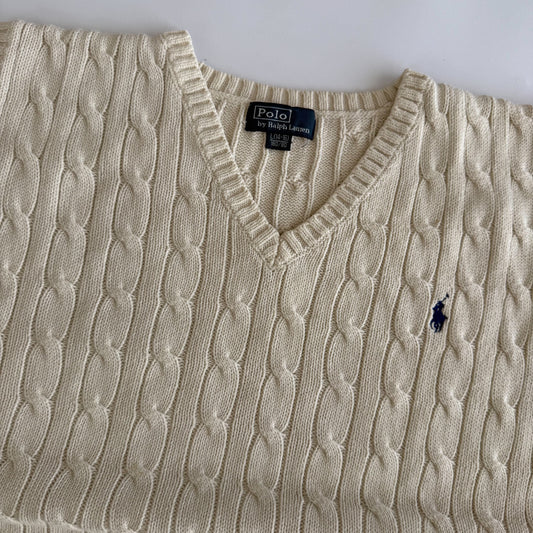 Ralph Lauren Cable Knit Vest - Medium