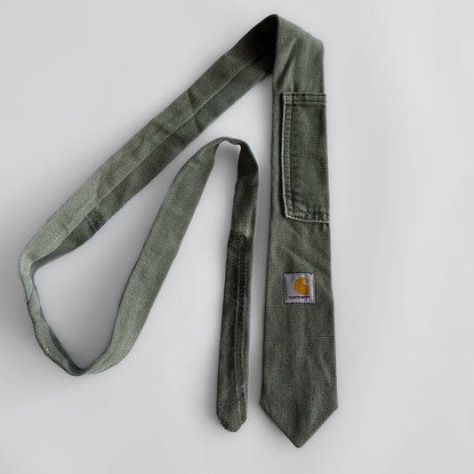 Reworked Carhartt Tie - Green