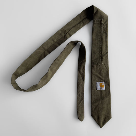 Reworked Carhartt Tie - Green