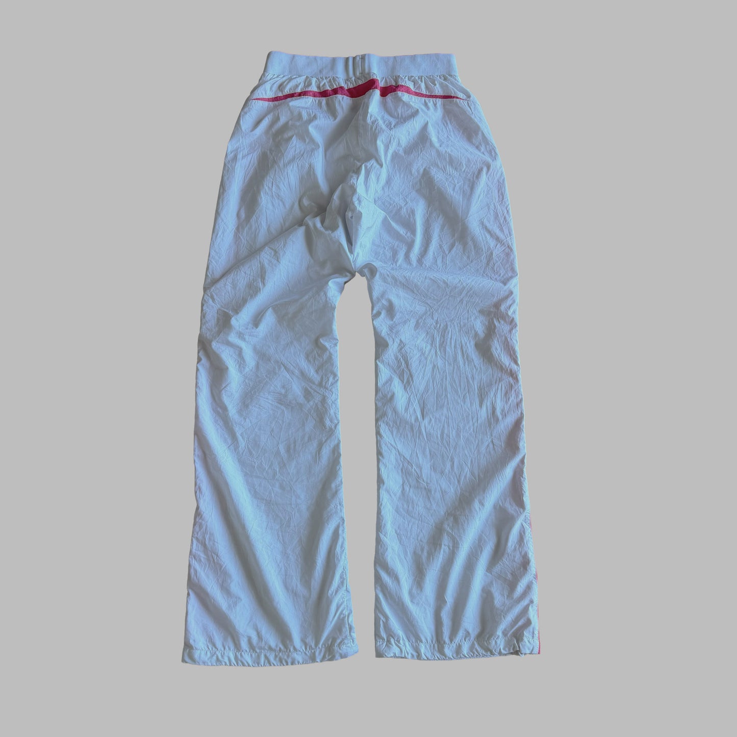 Y2K Nike Striped Wide Leg Track Pants - S
