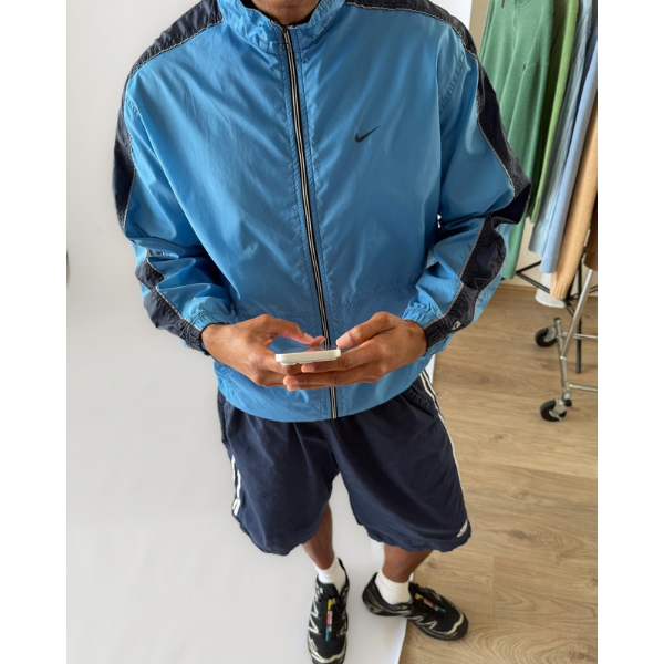 90s Nike Panelled Track Jacket - M