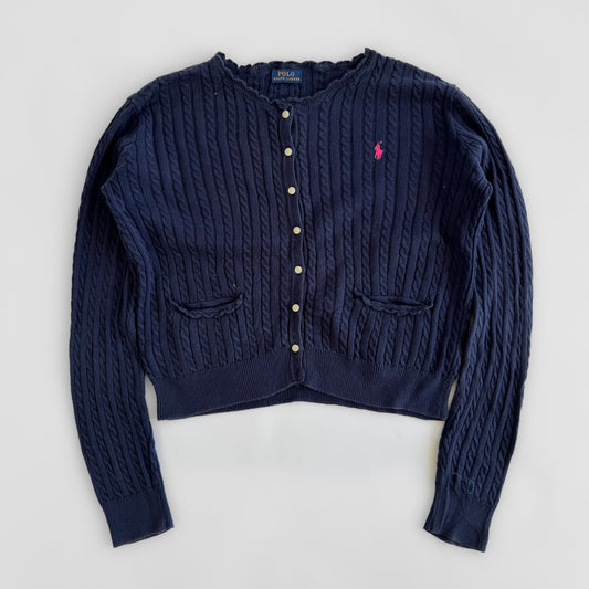 Ralph Lauren Cable Knit Cardigan - Large