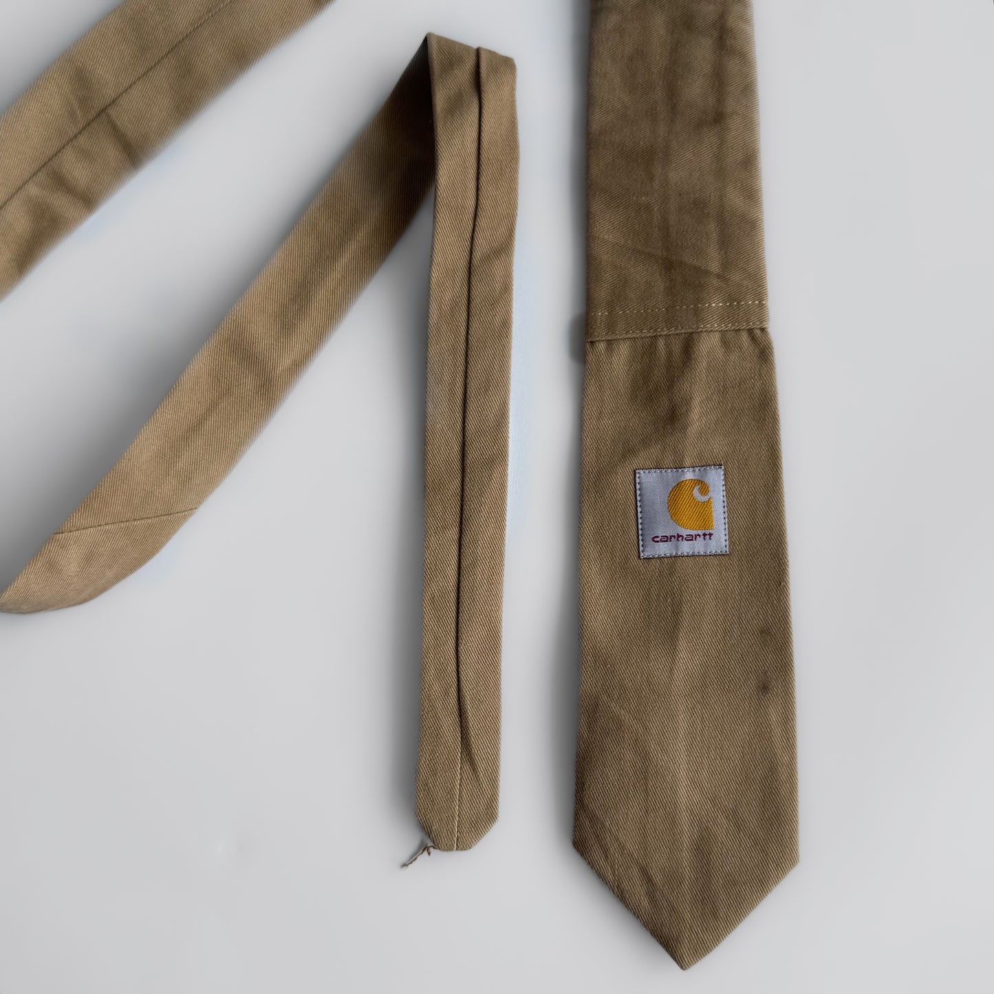 Reworked Carhartt Tie - Beige