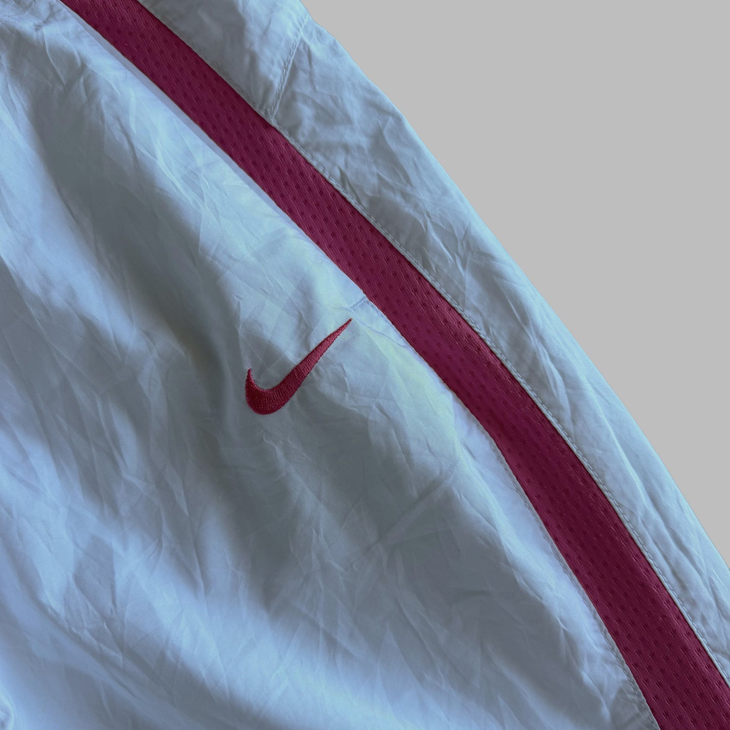 Y2K Nike Striped Wide Leg Track Pants - S