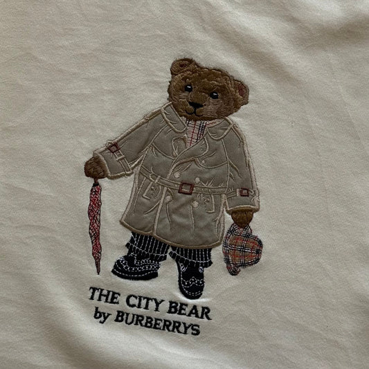 80s Burberry Bear Sweatshirt - Small