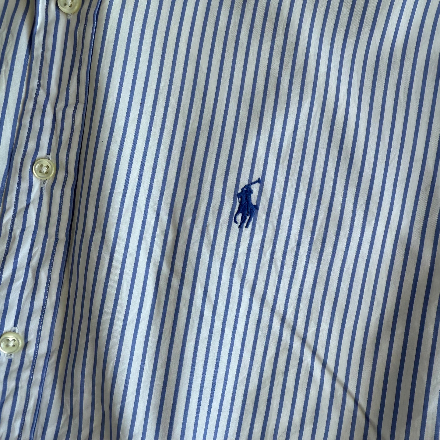 Ralph Lauren Striped Button Up Shirt - XL