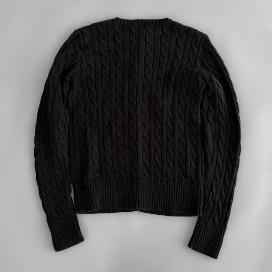 Ralph Lauren Cable Knit Cardigan - Small