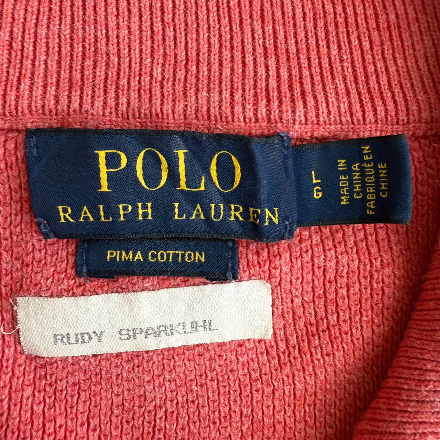 Ralph Lauren Quarter Zip - Large