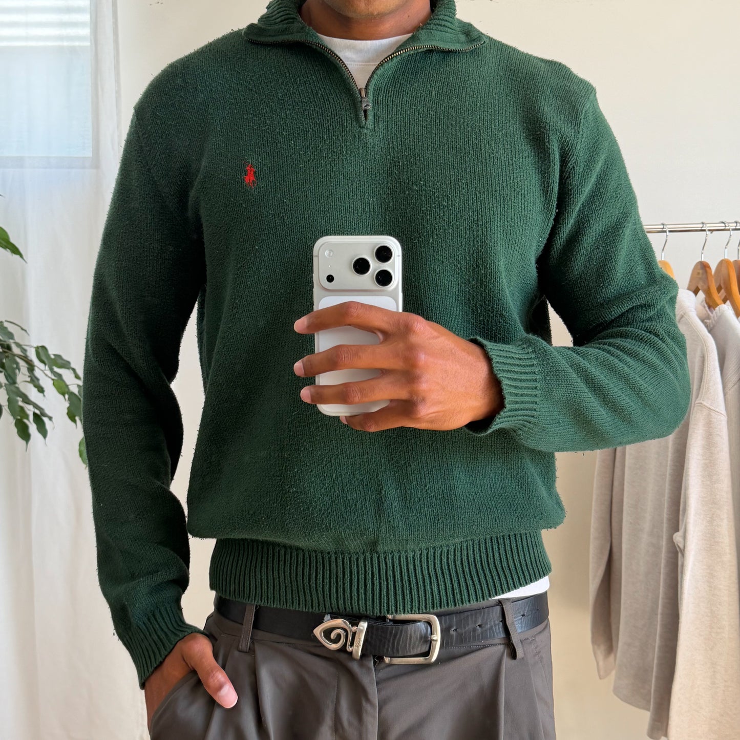 90s Ralph Lauren Quarter Zip - Large