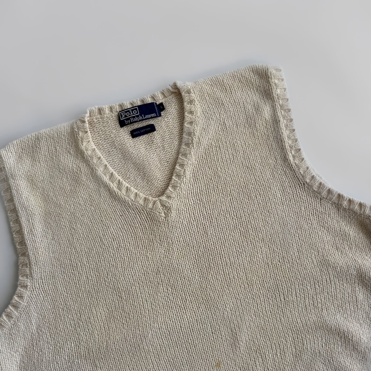 Ralph Lauren Heavy Knit Vest - Large