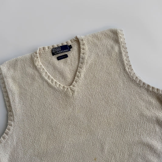 Ralph Lauren Heavy Knit Vest - Large
