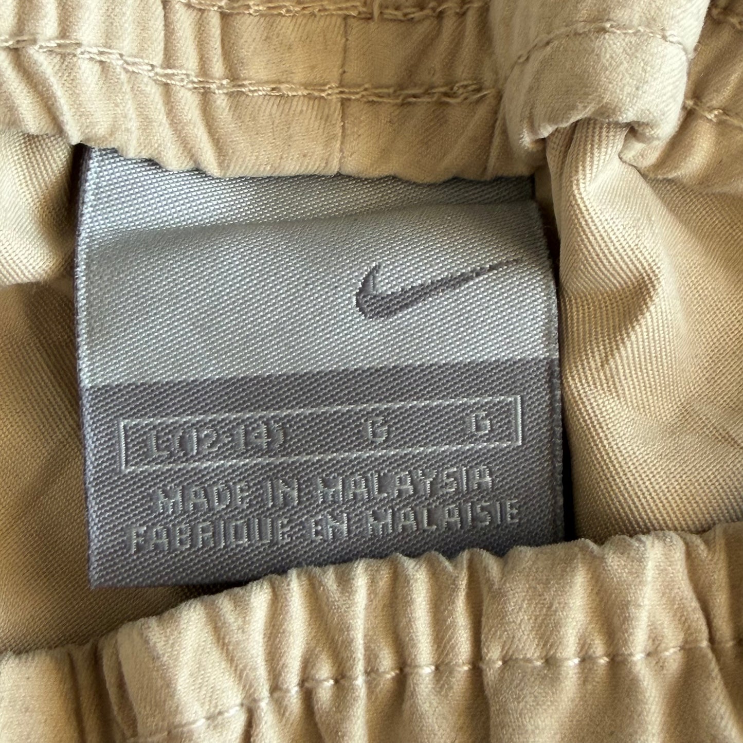 Y2K Nike Panelled Baggy 3/4 Track Pants - S