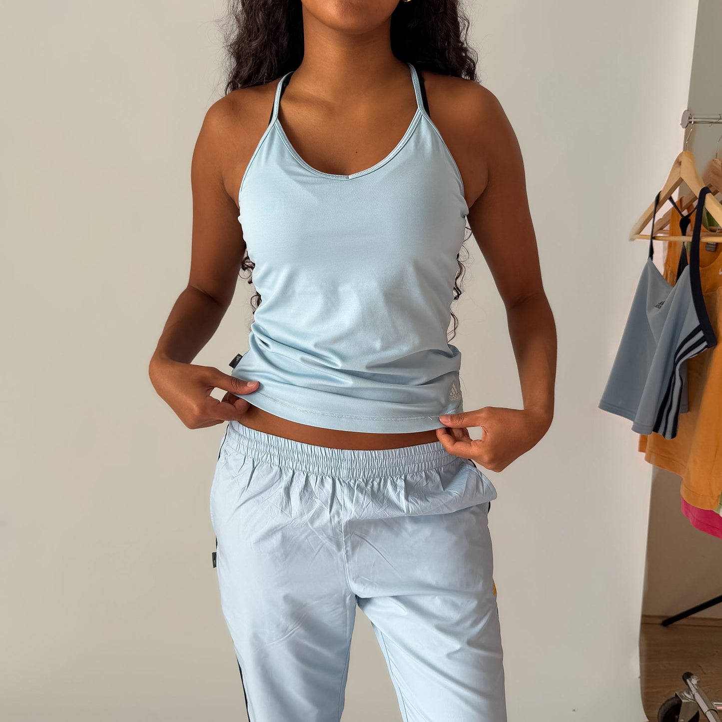 Y2K Adidas Classic Activewear Tank - S/M
