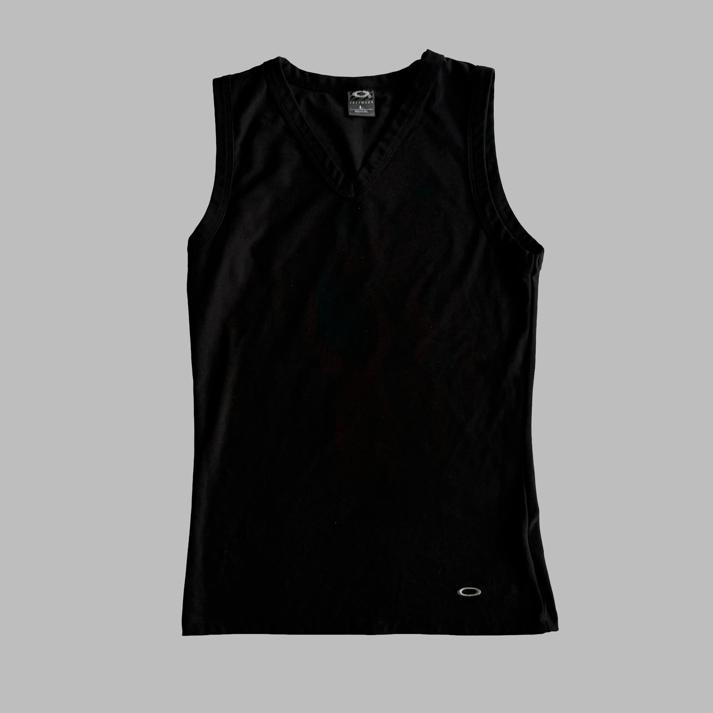 Y2K Oakley Software V-Neck Activewear Tank - L