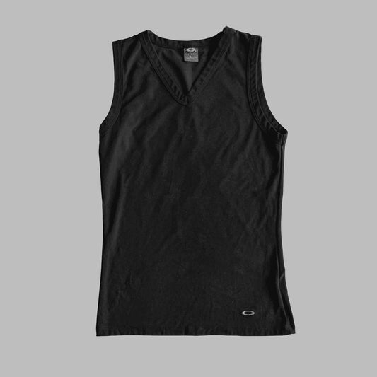 Y2K Oakley Software V-Neck Activewear Tank - L