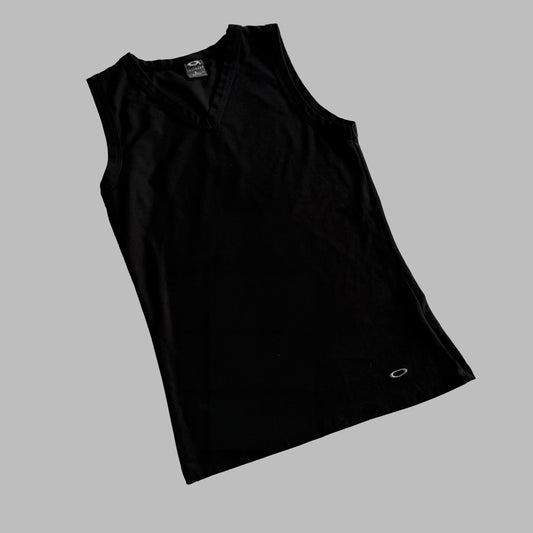 Y2K Oakley Software V-Neck Activewear Tank - L