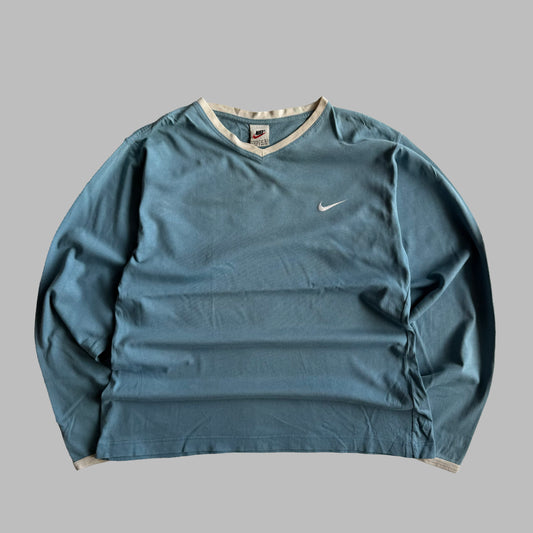 90S Nike Single Swoosh Longsleeve - L