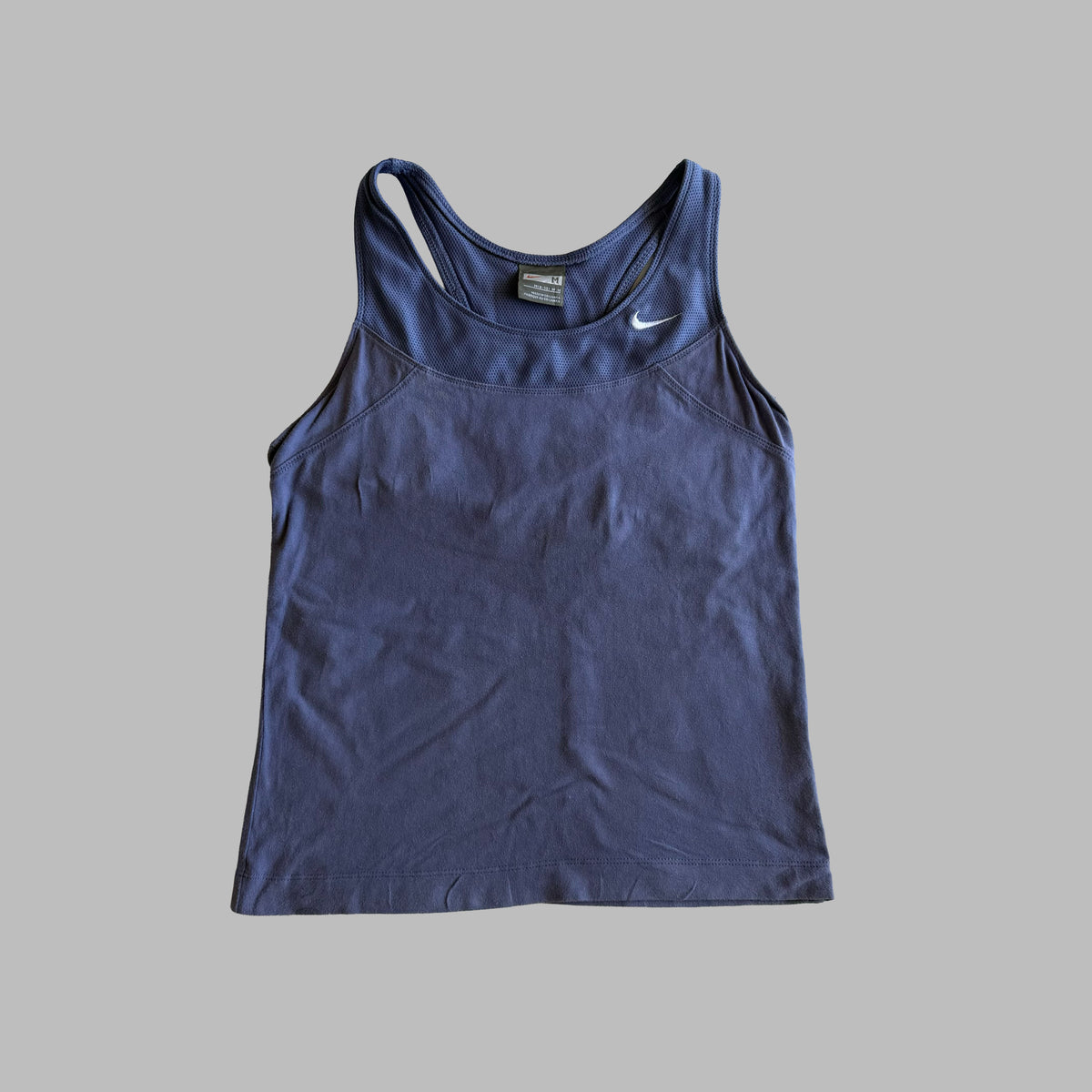 Y2K Nike Scoop Neck Activewear Tank - M