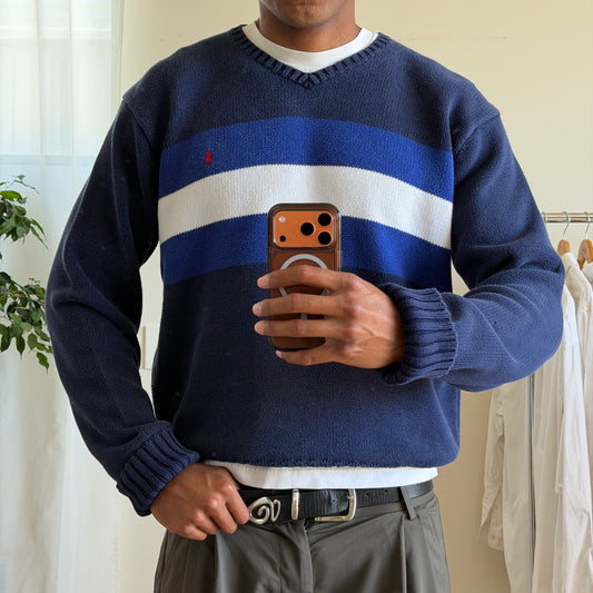 Ralph Lauren Striped Heavy Knit - XL