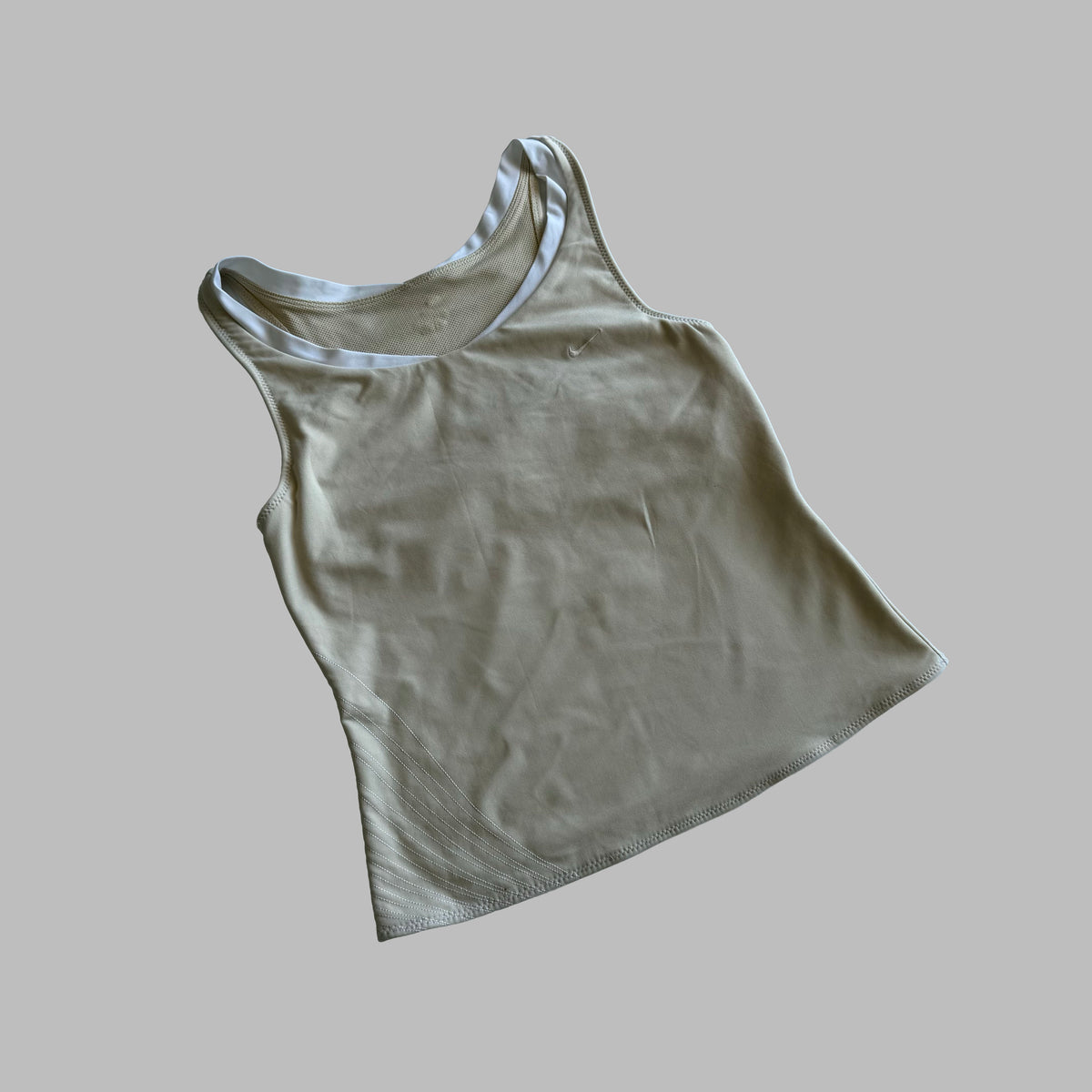 Y2K Nike Two Tone Synched Tank - M