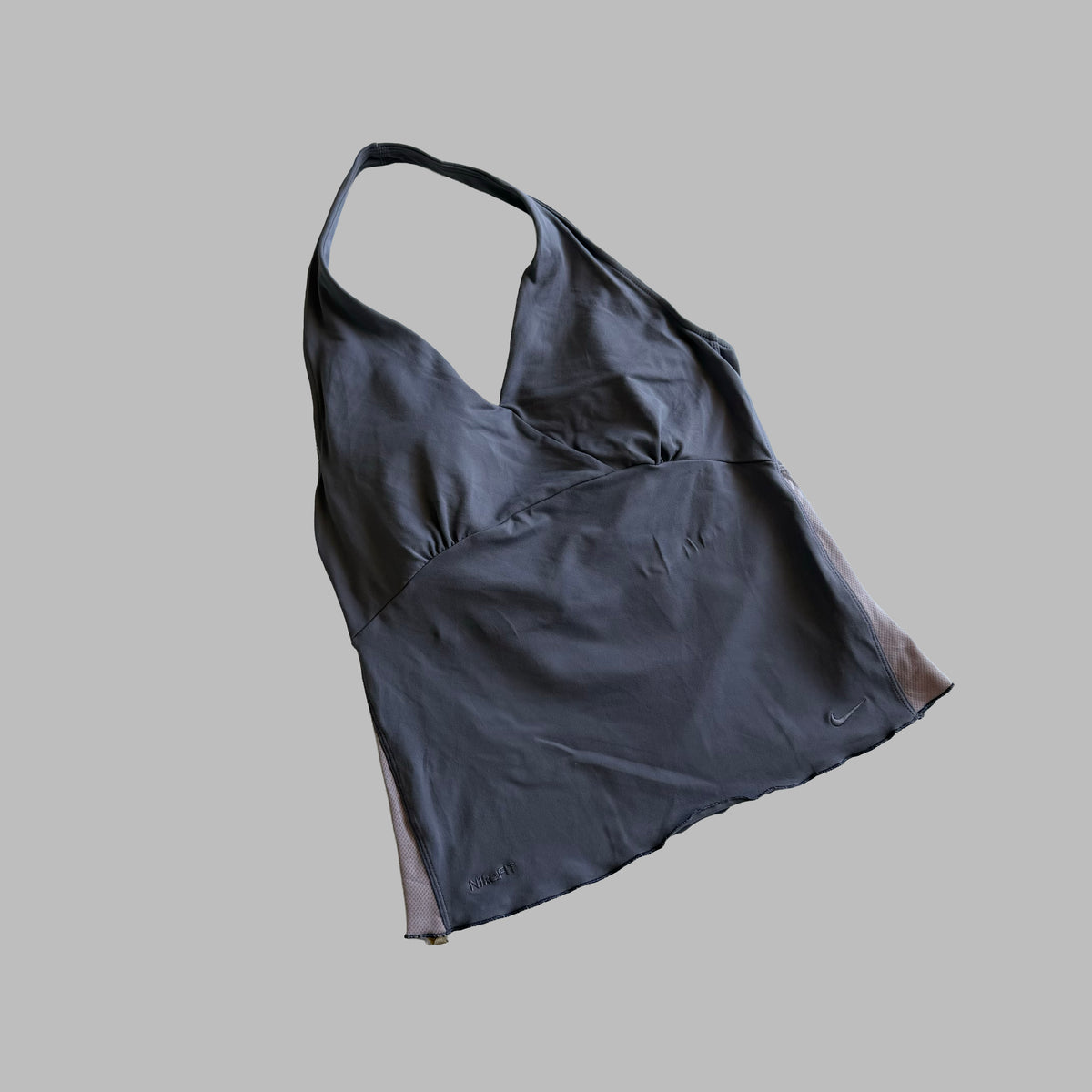 Y2K Nike Halter Neck Activewear Tank - M/L