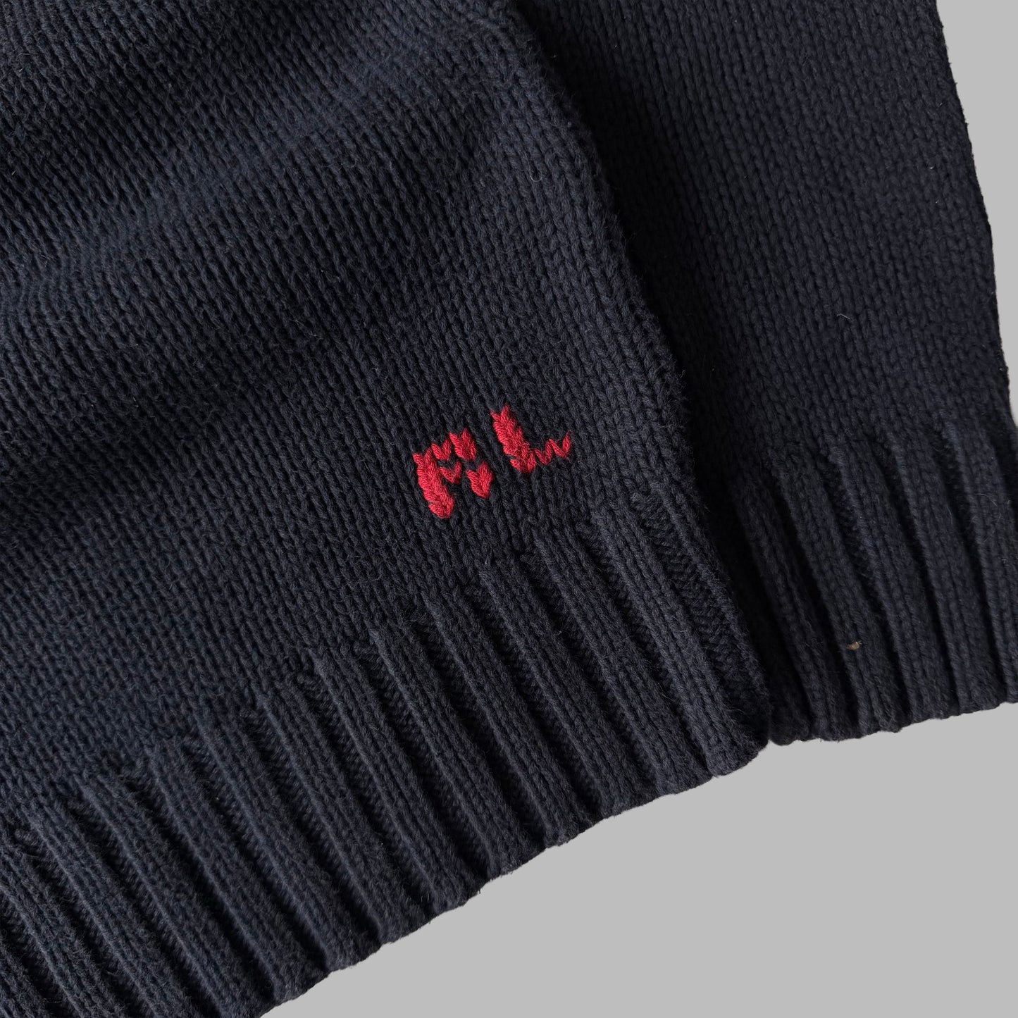 00s Ralph Lauren Flag Heavy Knit - XS