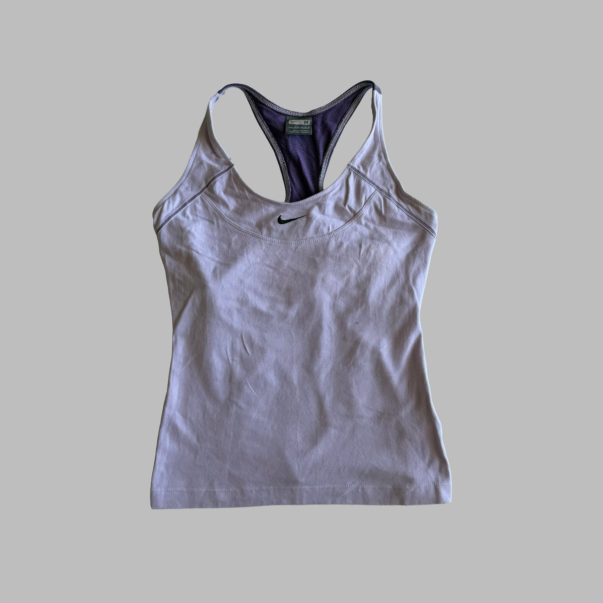 Y2K Nike Scoop Neck Racerback activewear Tank - M