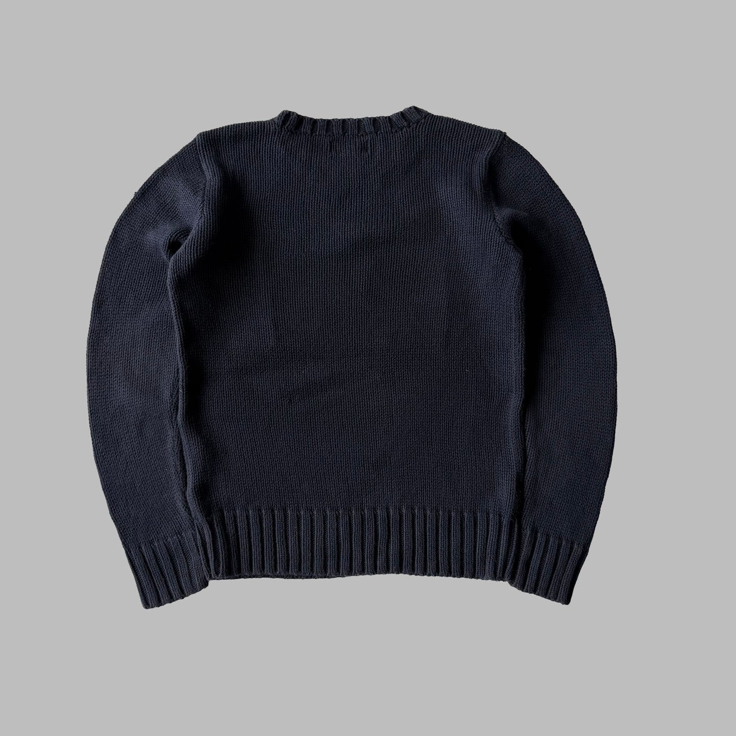 00s Ralph Lauren Flag Heavy Knit - XS