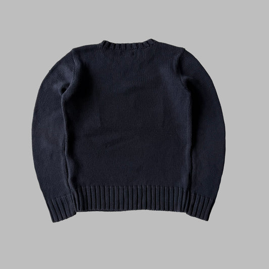 00s Ralph Lauren Flag Heavy Knit - XS