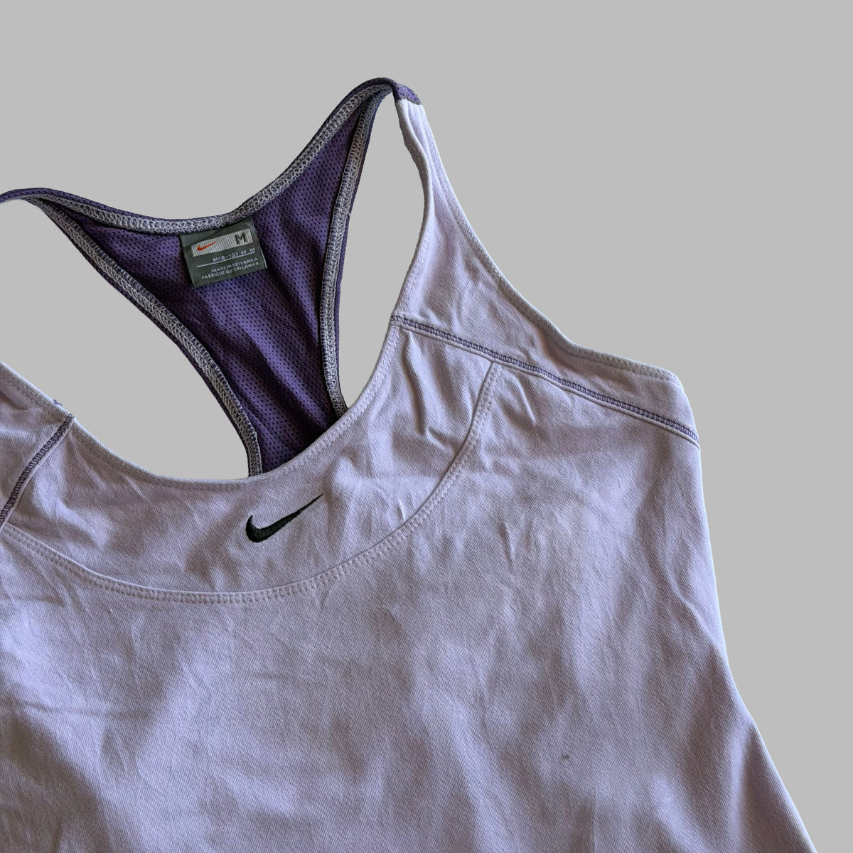 Y2K Nike Scoop Neck Racerback activewear Tank - M
