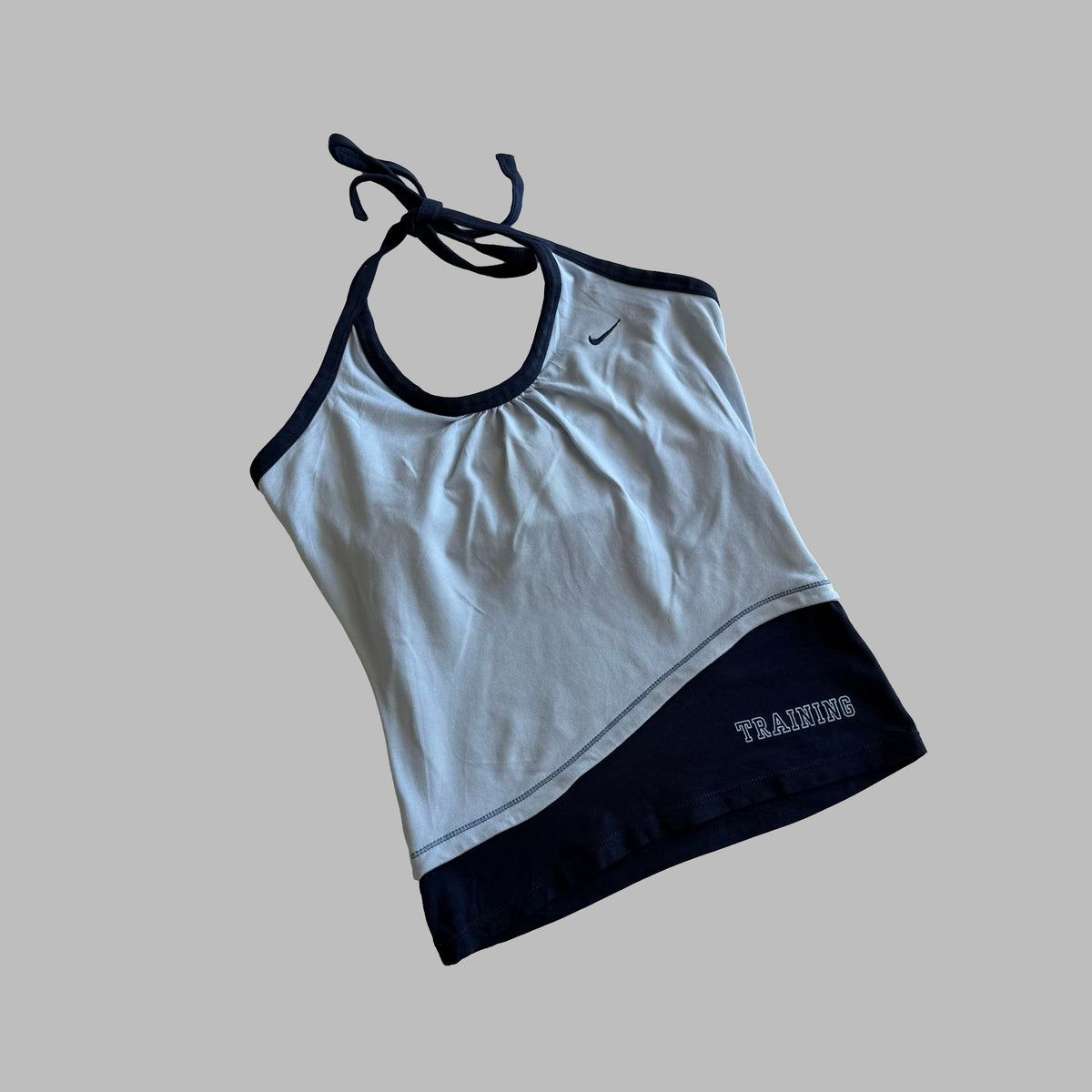 Y2K Nike Halter Neck Activewear Top - XS/S