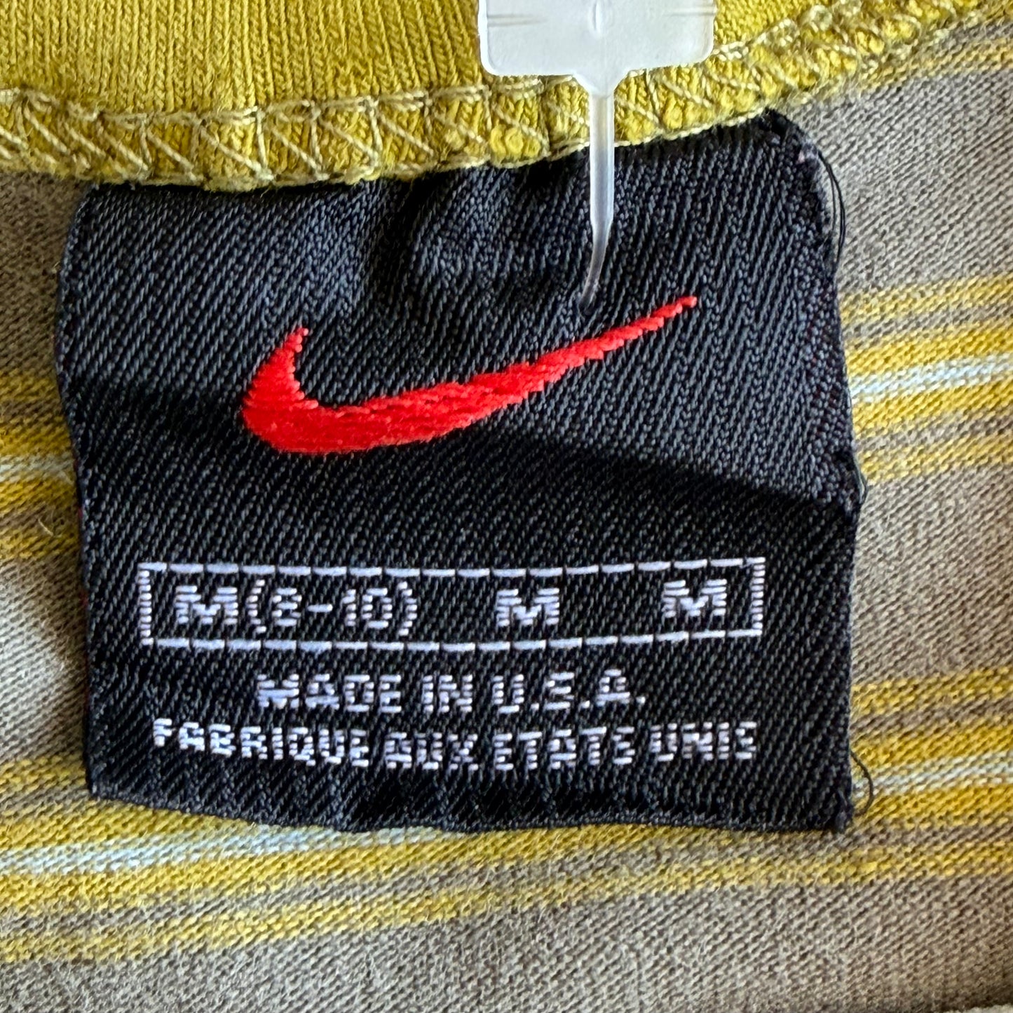 Y2K Nike Striped Scoop Neck Tank - S