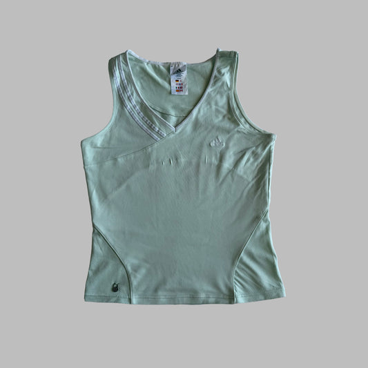 Y2K Adidas Low Cut Activewear Tank - M