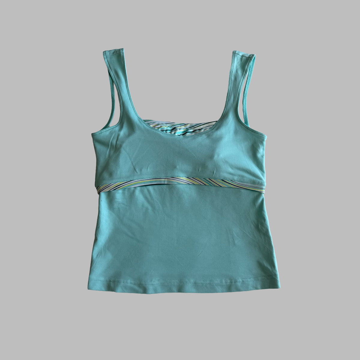 Y2K Adidas Marble Activewear Tank - M