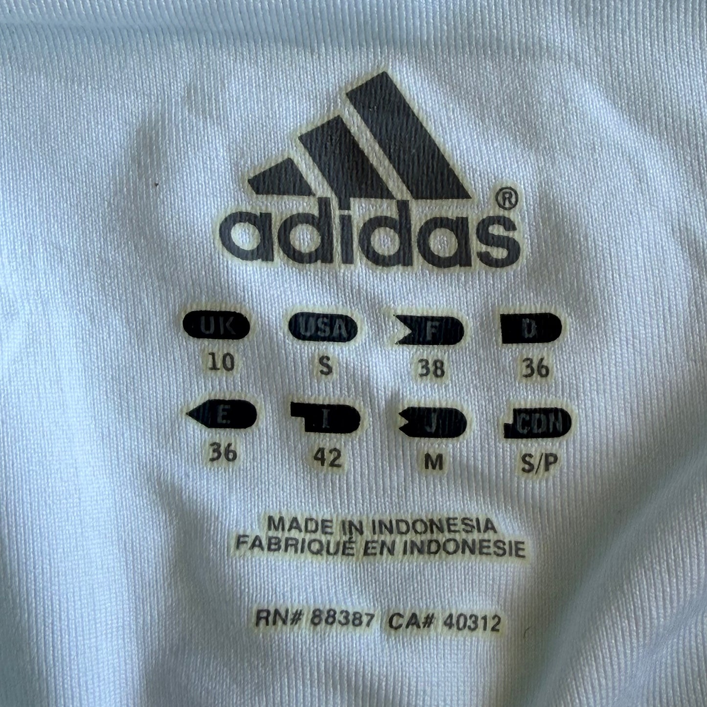 Y2K Adidas Marble Activewear Tank - M