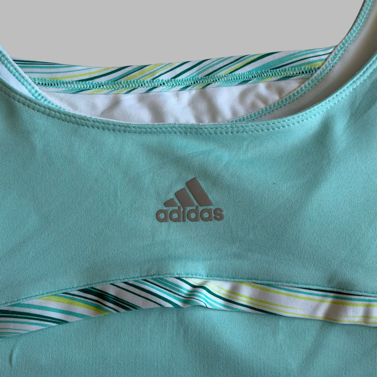 Y2K Adidas Marble Activewear Tank - M