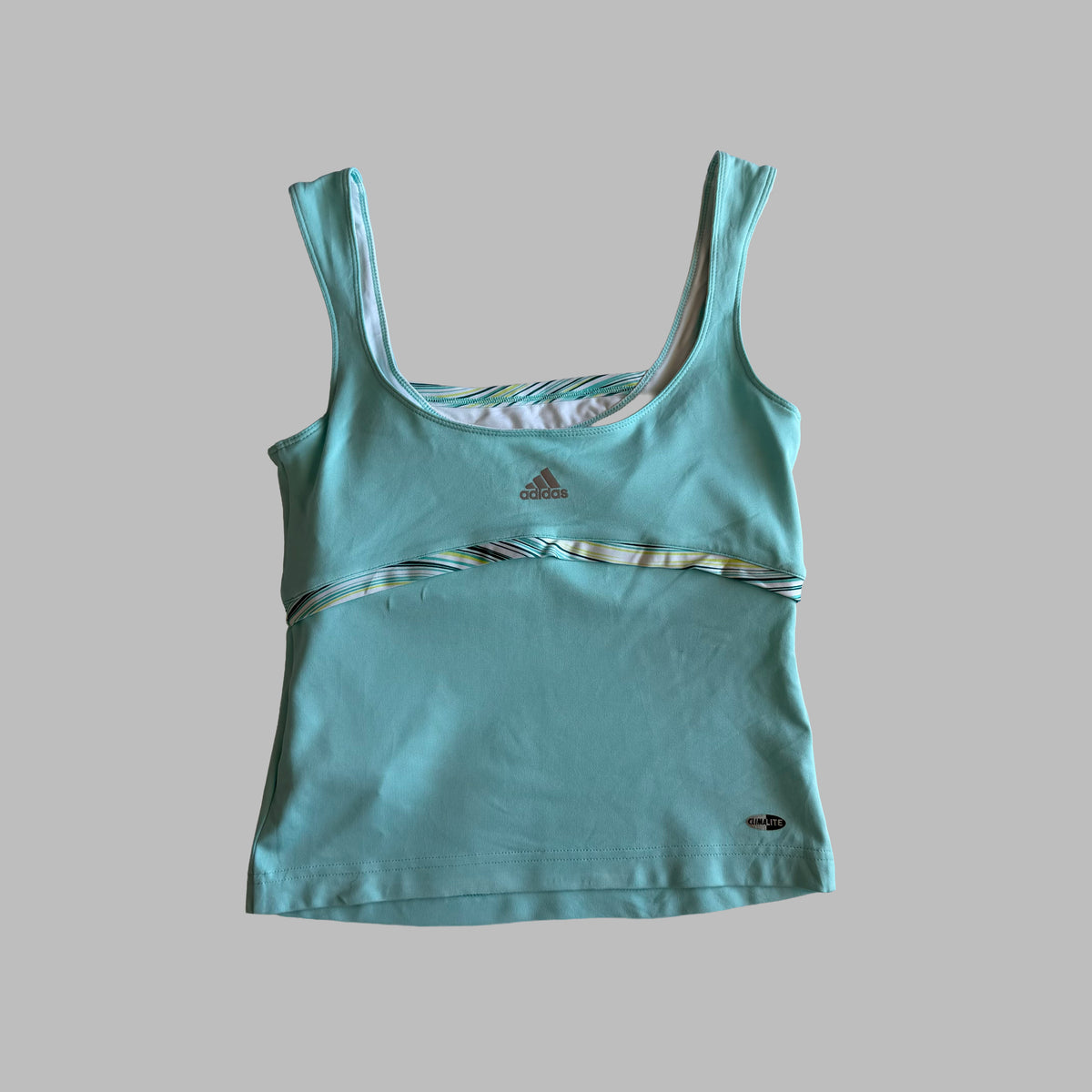 Y2K Adidas Marble Activewear Tank - M
