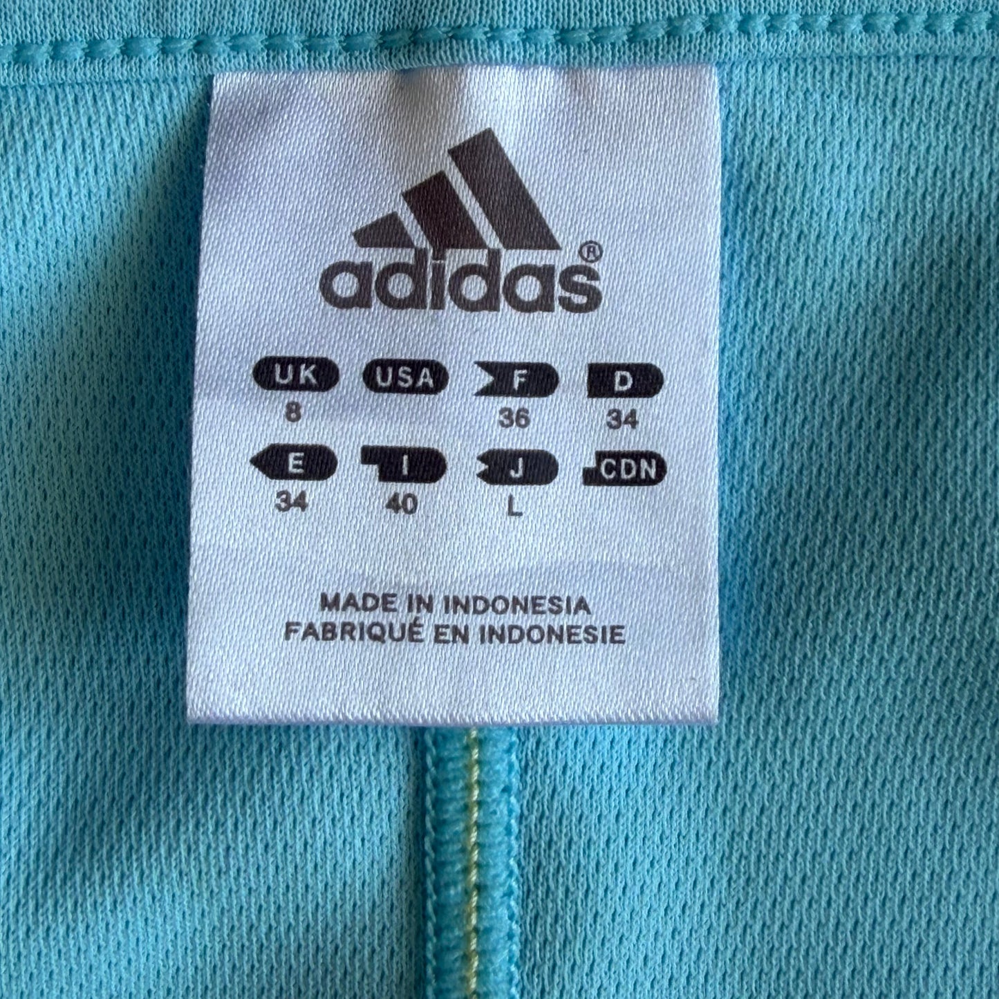 Y2K Adidas Layered Lightweight Activewear Top - L