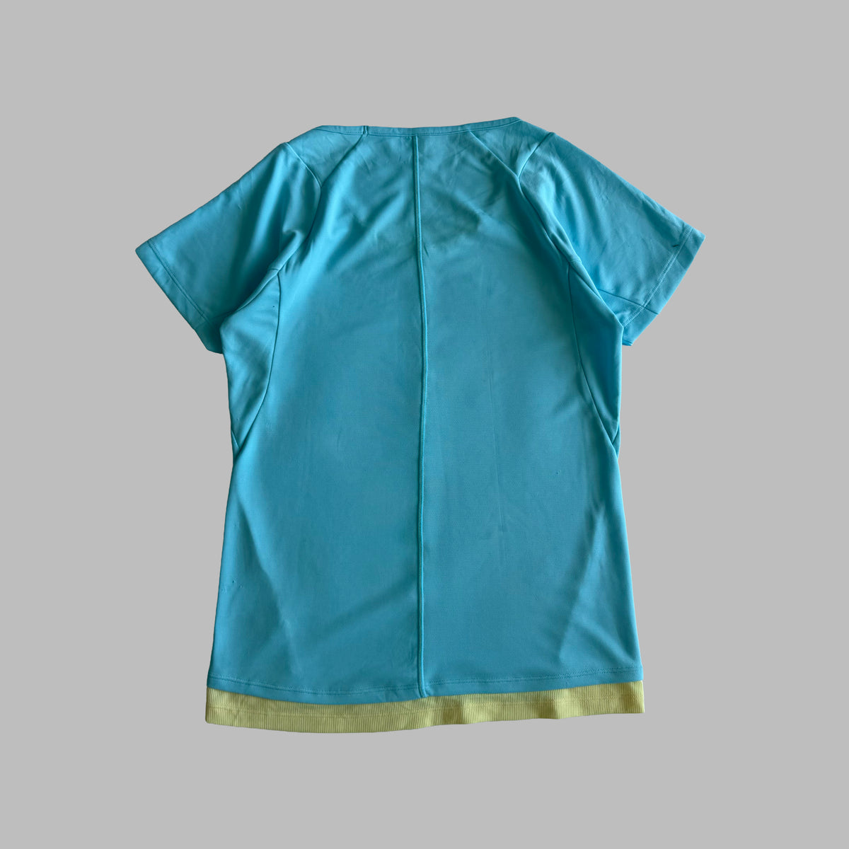 Y2K Adidas Layered Lightweight Activewear Top - L